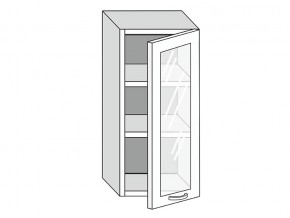 19.40.3 Шкаф настенный (h=913) на 400мм с 1-ой стекл. дверцей в Невьянске - nevyansk.магазин96.com | фото