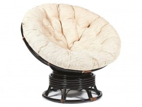 Кресло-качалка Papasan w 23/01 B с подушкой Antique brown, ткань Старт в Невьянске - nevyansk.магазин96.com | фото