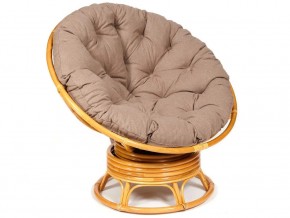 Кресло-качалка Papasan w 23/01 B с подушкой Honey, экошерсть Коричневый в Невьянске - nevyansk.магазин96.com | фото