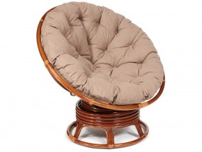 Кресло-качалка Papasan w 23/01 B с подушкой Pecan, экошерсть Коричневый в Невьянске - nevyansk.магазин96.com | фото