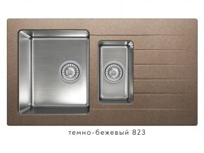 Мойка комбинированная Tolero twist TTS-890 Темно-бежевый 823 в Невьянске - nevyansk.магазин96.com | фото