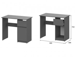 Стол письменный 900 Денвер Графит серый в Невьянске - nevyansk.магазин96.com | фото